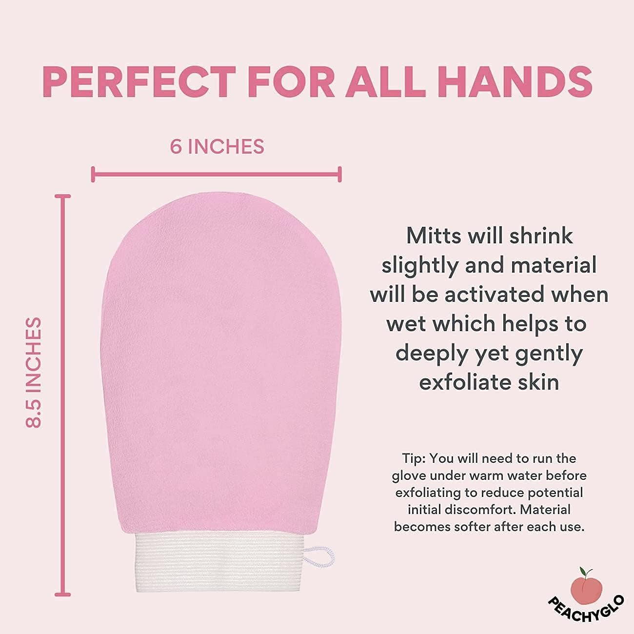 Gotleie Exfoliating Bath Gloves – Dead Skin Remover & Body Scrubber for Smooth, Youthful Skin