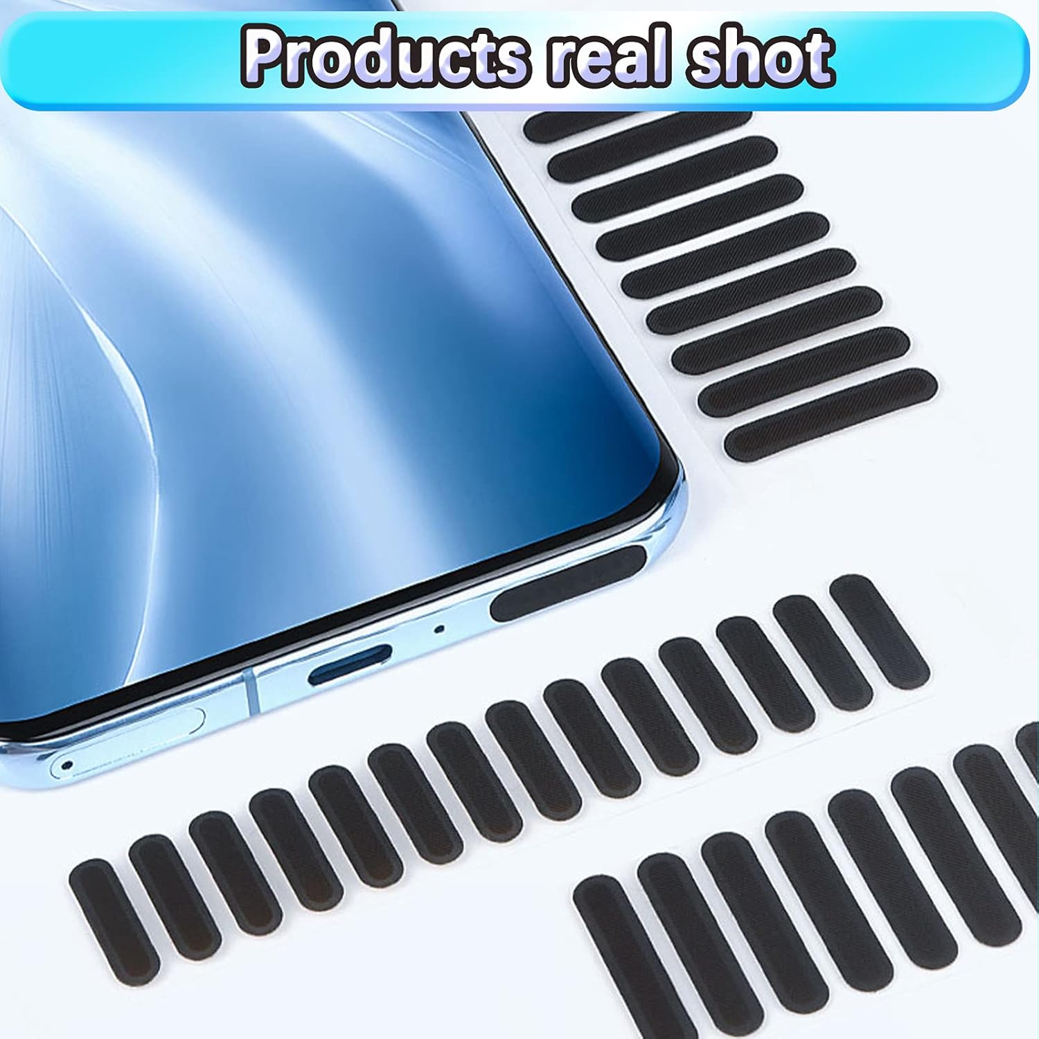 10 PCs Mobile Phone Dustproof Net Stickers – Universal Speaker Mesh Protector for Smartphones
