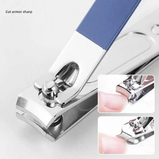 4pcs Stainless Steel Manicure Pedicure Set with Nail Clippers, Scissors & Earpick for Men & Women

