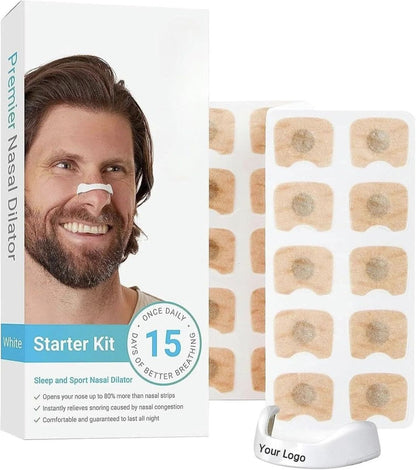 Sleepco Nasal Dilator Starter Kit – 4 Sizes for Improving Airflow, Reducing Snoring & Enhancing Sleep Quality