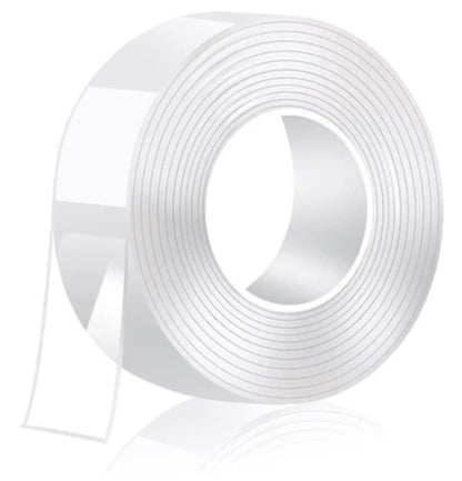 BOSS TAPE Nano Double Sided Adhesive Tape – Washable, Reusable, Heavy Duty High Resistance Carpet & Wall Mount Tape (3 Meters)