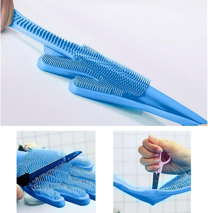 Transfree Pet Grooming Gloves – Massage, Bathing & Hair Removal for Dogs & Cats | Shedding & Cleaning Brush