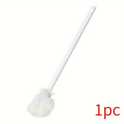 1pc Soft Silicone Bottle Brush – Long Handle Foldable Cleaning Brush for Kitchen, Bathroom, Living Room & Outdoor Use