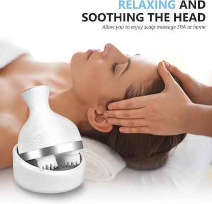 Electric Scalp Massager – Portable Head Massager for Stress Relief, Hair Growth & Relaxation