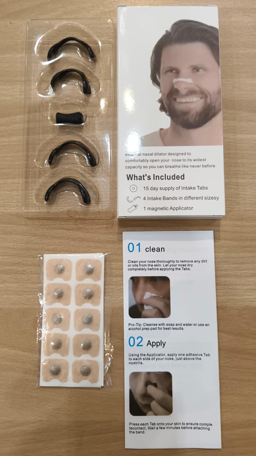 Sleepco Nasal Dilator Starter Kit – 4 Sizes to Improve Airflow, Reduce Snoring & Enhance Sleep Quality