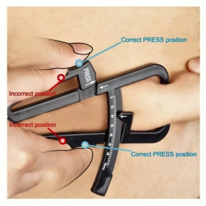 Body Fat Caliper – Professional Skinfold Caliper for Accurate BMI, Fitness & Weight Loss Measurement