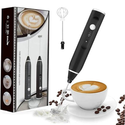 Rechargeable Electric Coffee Beater – Handheld Milk Frother, Egg & Drink Mixer for Kitchen