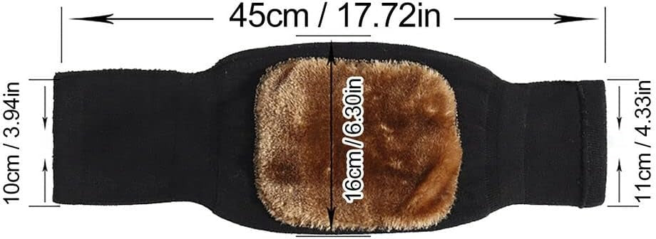 Men & Women Winter Warm Knee Warmer – Padded Thermal Knee Pads for Sports, Arthritis & Cold Weather Protection