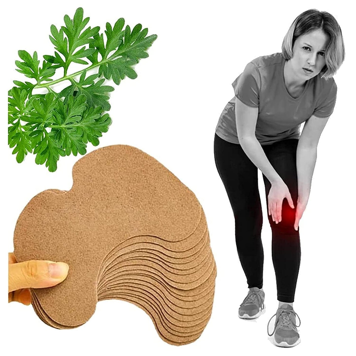 Herbal Pain Relief Patch – Natural Muscle & Joint Pain Relief | 10 Patches Pack