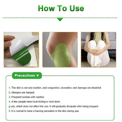 Herbal Pain Relief Patch – Natural Muscle & Joint Pain Relief | 10 Patches Pack