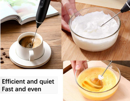 Rechargeable Electric Coffee Beater – Handheld Milk Frother, Egg & Drink Mixer for Kitchen