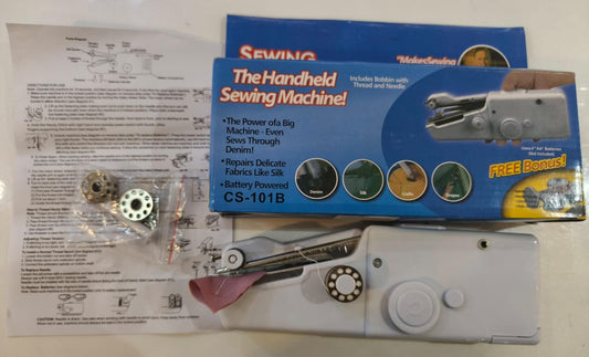 Handheld Mini Stitching Machine – Portable Handy Sewing Machine for Quick Repairs | Cell Operated Tailoring Tool