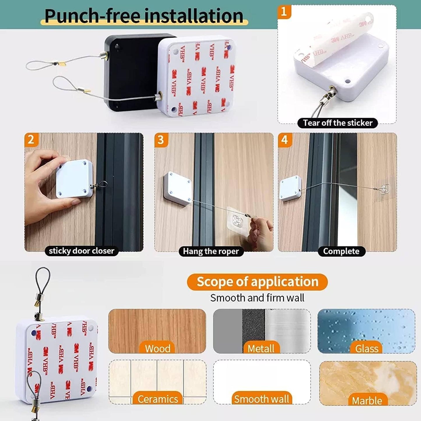 Automatic Door Closer – Adjustable Hydraulic Mechanism for Home, Office & Commercial Use