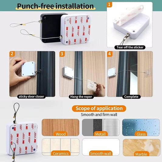 Automatic Door Closer – Adjustable Hydraulic Mechanism for Home, Office & Commercial Use
