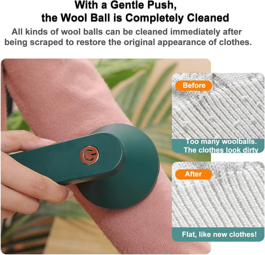 Portable Rechargeable Lint Remover – Fabric Shaver for Clothes, Sweaters & Furniture