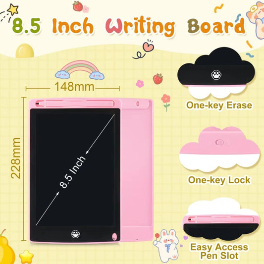 Multi Color Kids LCD Writing Tablet 8.5 Inch – Paperless Electric Drawing Pad