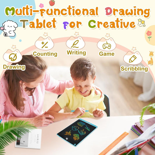 Multi Color Kids LCD Writing Tablet 8.5 Inch – Paperless Electric Drawing Pad