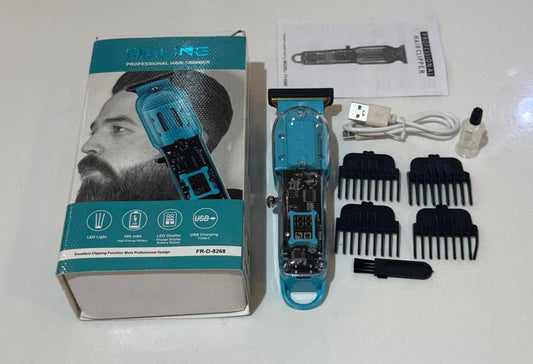Daling New Transparent Body Hair Trimmer – Cordless Visible Shaver & Barber Cutting Machine for Men