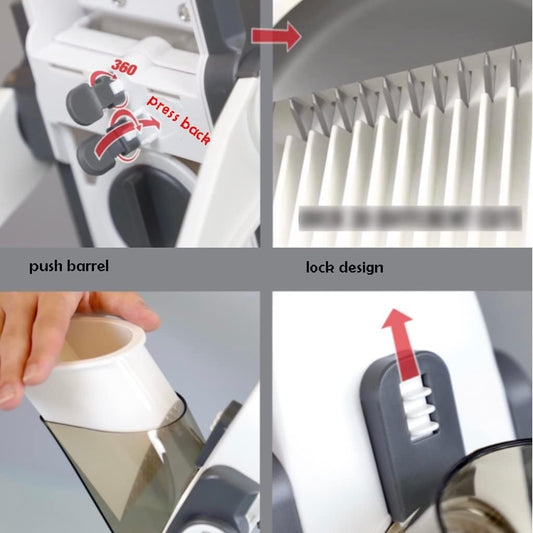 Manual Vegetable Chopper Potato Mandoline Slicer – Multifunctional Veggie Cutter & Kitchen Slicing Tool