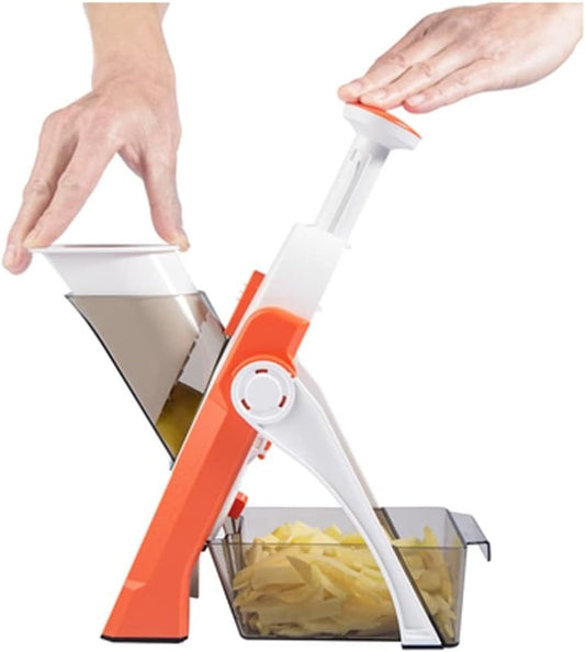 Manual Vegetable Chopper Potato Mandoline Slicer – Multifunctional Veggie Cutter & Kitchen Slicing Tool